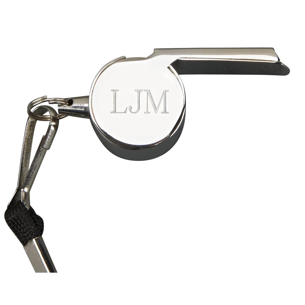Stainless Steel Coach's Whistle with Lanyard-0