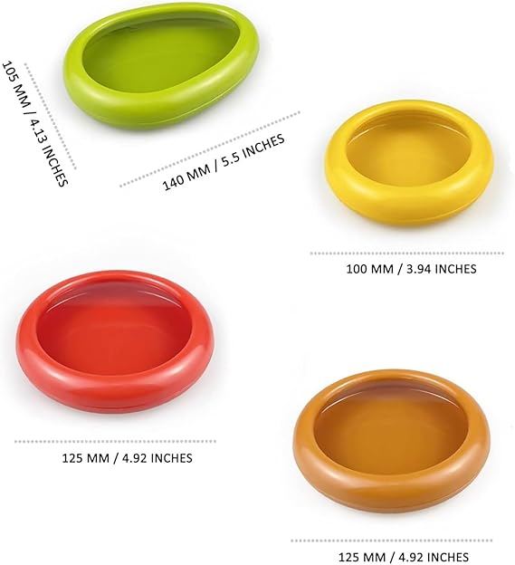 Silicone Fruit & Vegetable Storage Pods – Reusable Fridge Containers (4PCS)