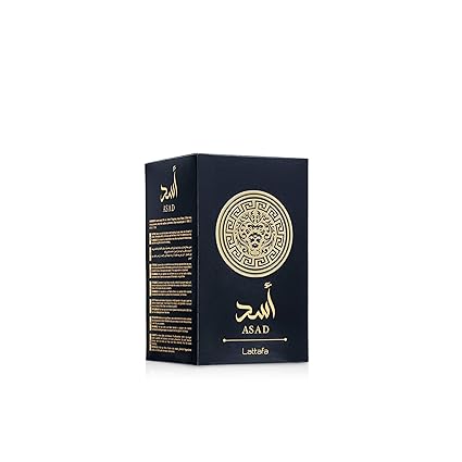 Lattafa Perfumes Asad for Unisex Eau de Parfum Spray, 3.4 Ounce