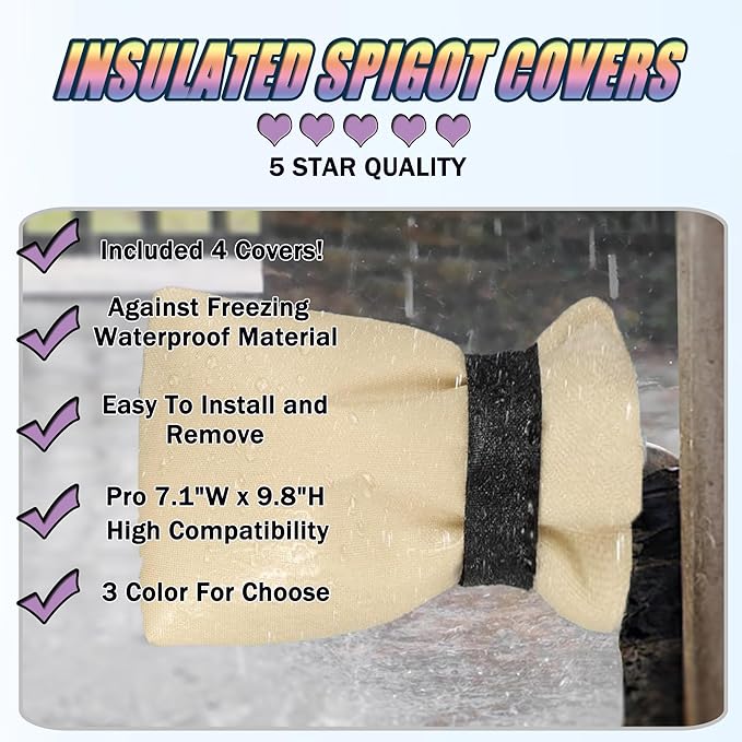 Outdoor Faucet Cover for Winter